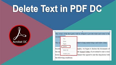 How to Delete Text from PDF document using Adobe Acrobat Pro .